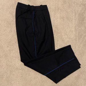 Horace Small Women Uniform Pants Navy Blue W/Light Blue Stripes Size 12